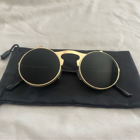 Metal steampunk glasses - Picture 2 of 9